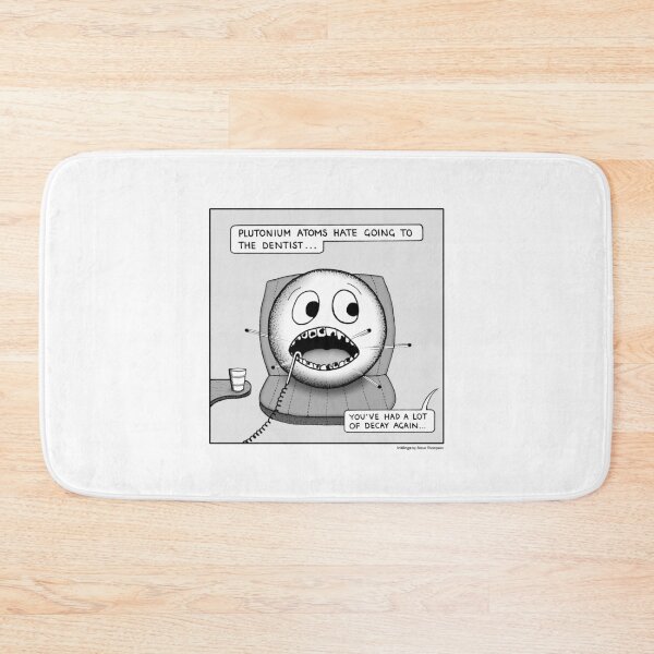 Item preview, Plutonium atom at the Dentist designed and sold by Inklings cartoons.