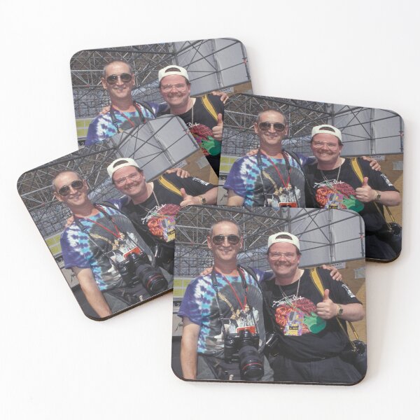 Item preview, Press Photographers Posing For A Photo Back Stage At Woodstock 99 - Photograph designed and sold by ConcertImages.