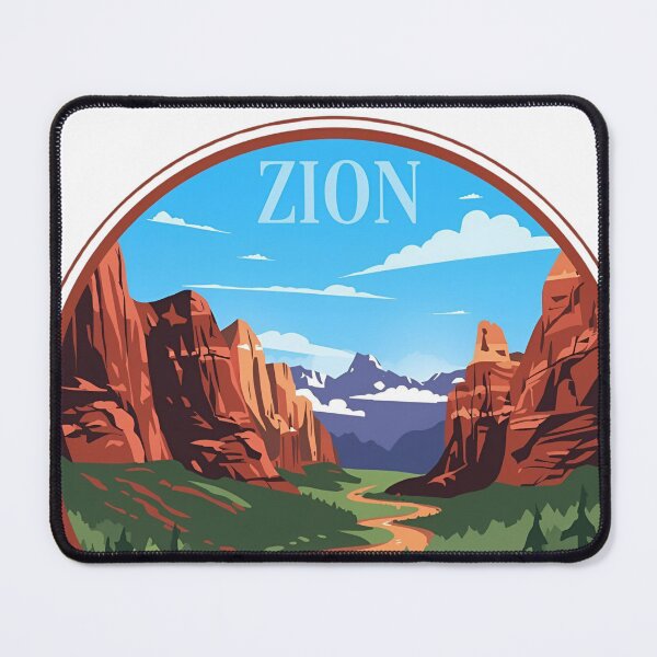 Item preview, Zion National Park designed and sold by FitEnvy.