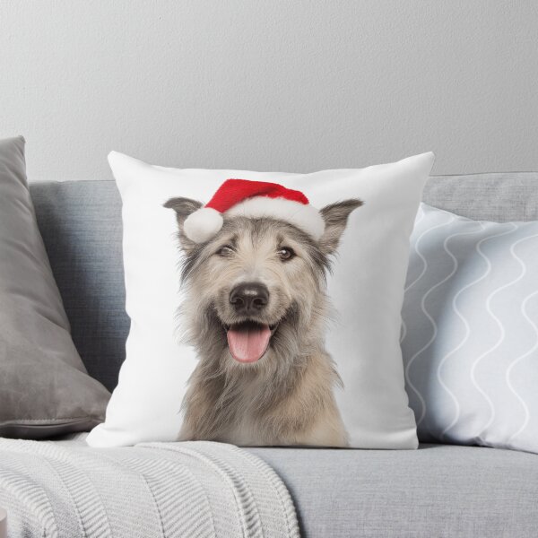 Item preview, Cute Berger Picard Christmas Art — Berger Picard Wearing Santa Hat designed and sold by LazyOwlStore.