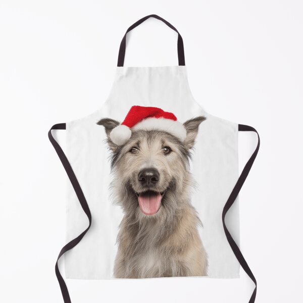 Item preview, Cute Berger Picard Christmas Art — Berger Picard Wearing Santa Hat designed and sold by LazyOwlStore.