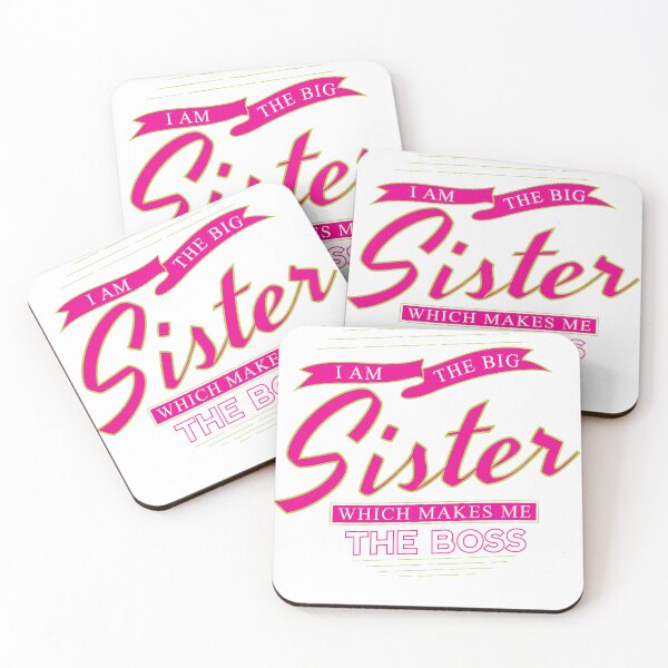 Item preview, Big Sister – “I Am The Big Sister Which Makes Me The Boss” Funny Gift T-Shirt designed and sold by AmineDigitalPro.