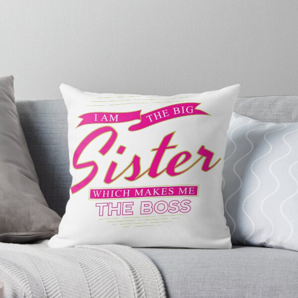 Item preview, Big Sister – “I Am The Big Sister Which Makes Me The Boss” Funny Gift T-Shirt designed and sold by AmineDigitalPro.