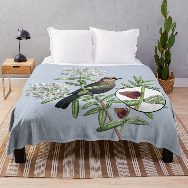 Item preview, Rusty Blackbird in Bog Labrador Tea with a Brown Elfin designed and sold by JadaFitch.