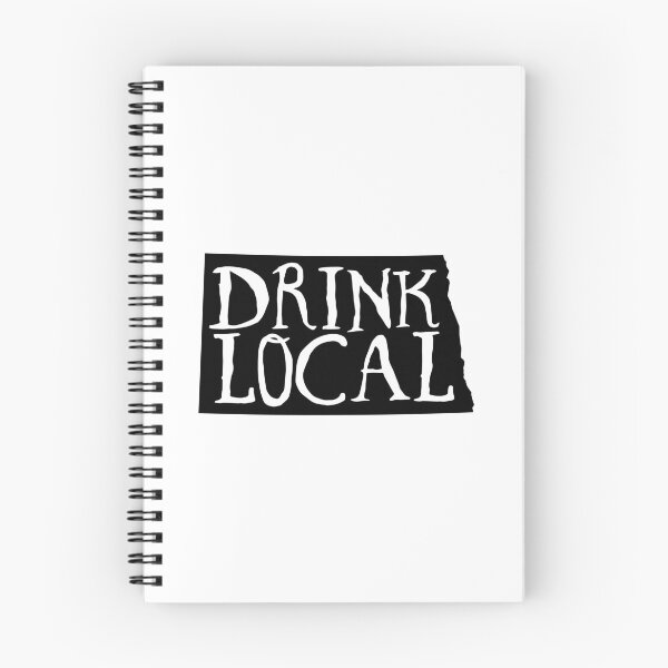 Item preview, Drink Local North Dakota State Outline Craft Beer designed and sold by graf1k.