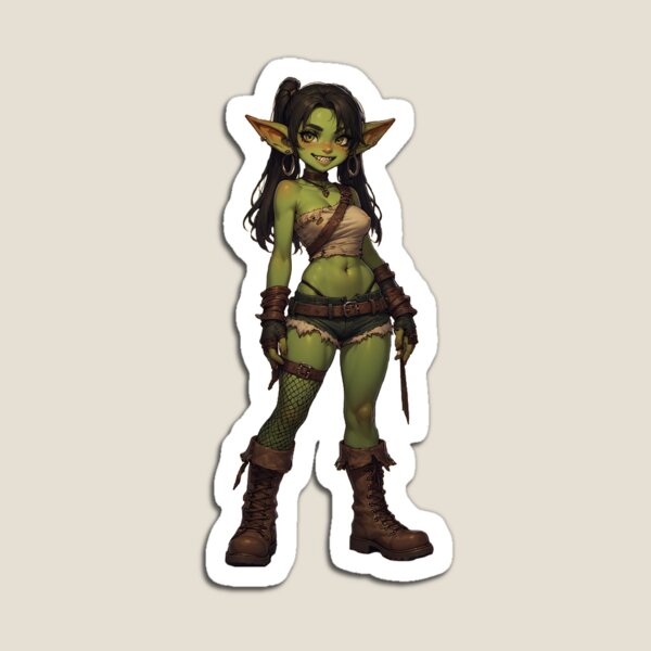 Item preview, Smug Goblin Girl Adventurer designed and sold by InProduction.