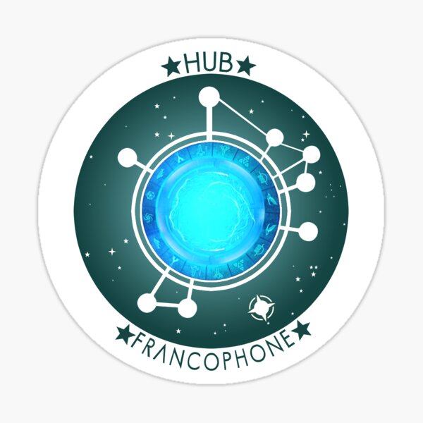Logo du HUB-FR Sticker