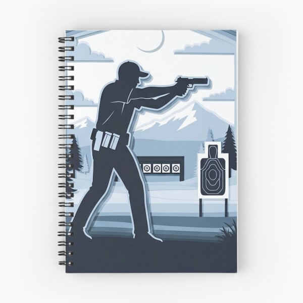 Item preview, Shooting Range Mountain Papercut Badge designed and sold by KiwiRider.