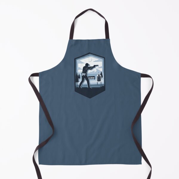 Item preview, Shooting Range Mountain Papercut Badge designed and sold by KiwiRider.
