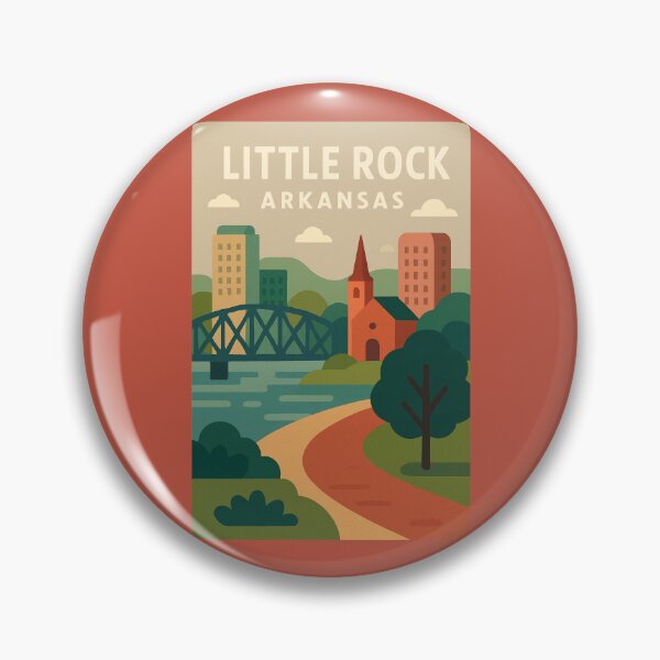Item preview, Little Rock Arkansas designed and sold by Broken Antler Designs .