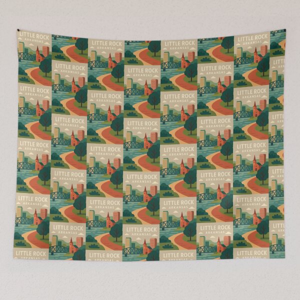 Item preview, Little Rock Arkansas designed and sold by Broken Antler Designs .