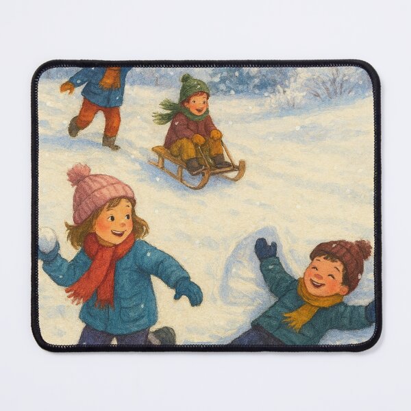 Item preview, Crianças Felizes na Neve designed and sold by Leonornature.