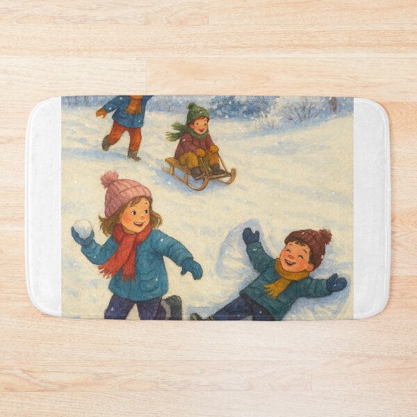 Item preview, Crianças Felizes na Neve designed and sold by Leonornature.