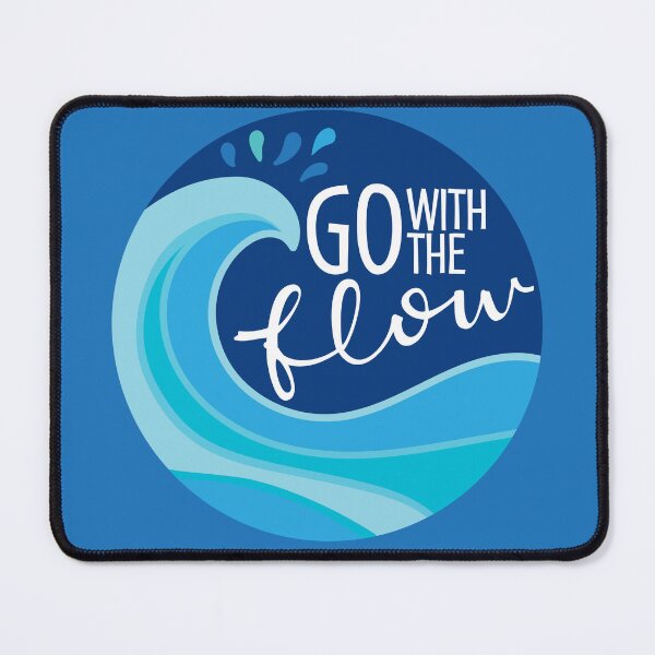 Item preview, Go with the Flow Blue Wave and Splash designed and sold by Mountain Flower.