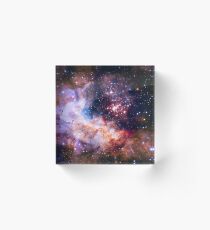 Westerlund 2 — Hubble’s 25th Anniversary Image (Color Enhanced) Acrylic Block