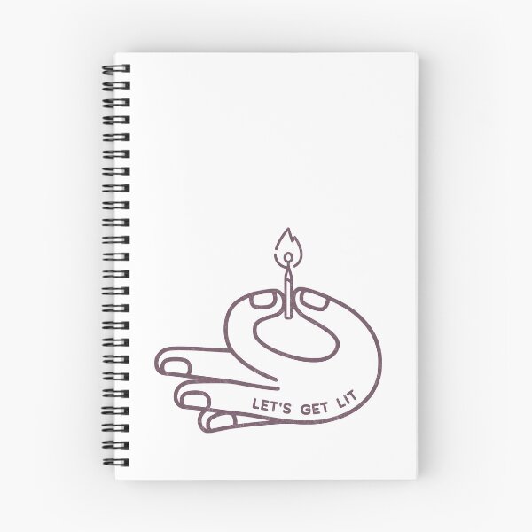 Item preview, Let's Get Lit - Whimsical Line Art for Hanukkah Jewish Holiday designed and sold by Amber Dove Studio.