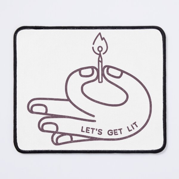 Item preview, Let's Get Lit - Whimsical Line Art for Hanukkah Jewish Holiday designed and sold by Amber Dove Studio.