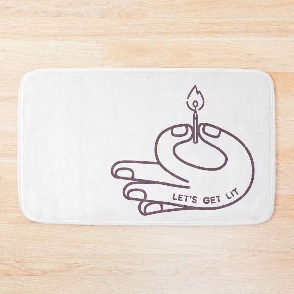 Item preview, Let's Get Lit - Whimsical Line Art for Hanukkah Jewish Holiday designed and sold by Amber Dove Studio.