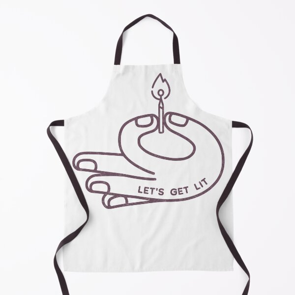 Item preview, Let's Get Lit - Whimsical Line Art for Hanukkah Jewish Holiday designed and sold by Amber Dove Studio.
