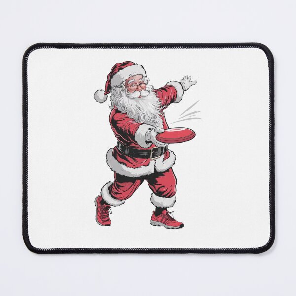 Item preview, Christmas Santa claus playing disc golf designed and sold by SOUFIANE1991.
