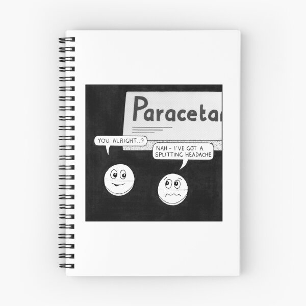Item preview, Pain killer with a headache designed and sold by Inklings cartoons.