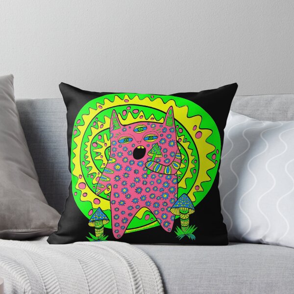 Item preview, Criatura psicodélica de tres ojos con hongos designed and sold by creativevandal.