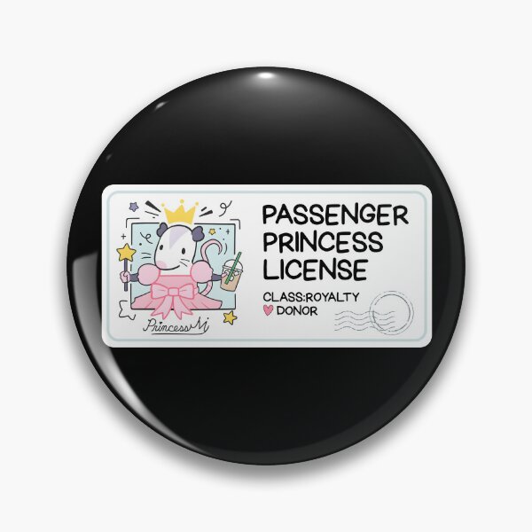 Item preview, Passenger Princess License designed and sold by stephenflashart.