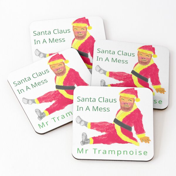 Item preview, Santa Claus In A Mess (painting for the song made by Mr Trampnoise) designed and sold by MrTrampnoise.