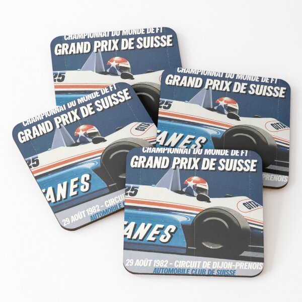 Item preview, Swiss Grand Prix 1982 – Formula 1 Historic Racing Poster designed and sold by Road To Track.