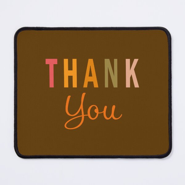 Item preview, Bold Modern Autumn Thank You Typography Design designed and sold by DeeLulu.