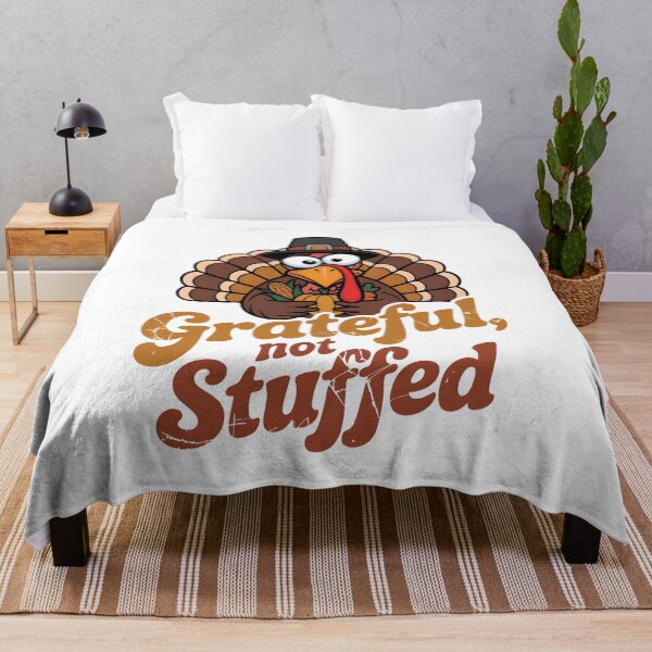 Item preview, Grateful Not Stuffed – Funny Thanksgiving Turkey Design designed and sold by PeteLawliiet.