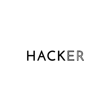 Artwork thumbnail, Hacker (Inverted) by developer-gifts
