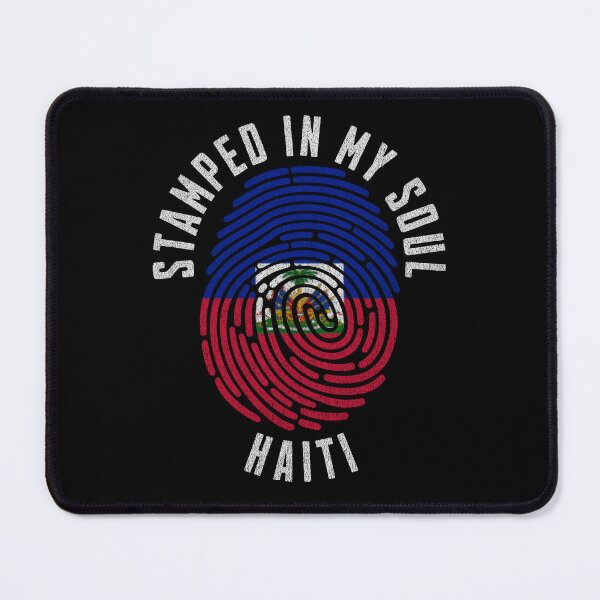Item preview, Proud Haitian Heritage Fingerprint Art for Patriotic Hearts designed and sold by chrisrivait.