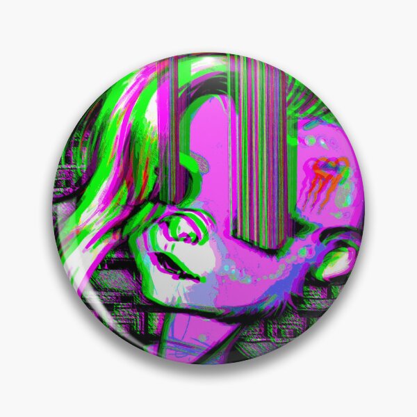 Item preview, Glitchart Eyestrain Jill Little Bear Punk Furry Girl Falling In Madness designed and sold by GrotsqMachine.