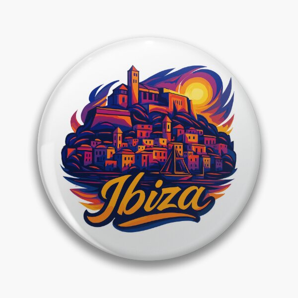 Item preview, Ibiza Island Holiday Silhouette Summer Gift designed and sold by Pineapple-Tree.