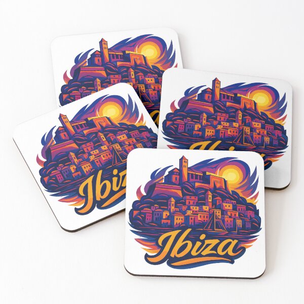 Item preview, Ibiza Island Holiday Silhouette Summer Gift designed and sold by Pineapple-Tree.
