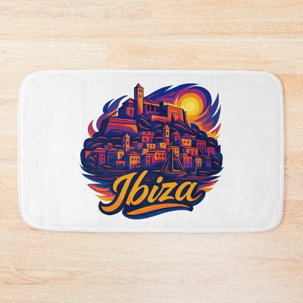 Item preview, Ibiza Island Holiday Silhouette Summer Gift designed and sold by Pineapple-Tree.