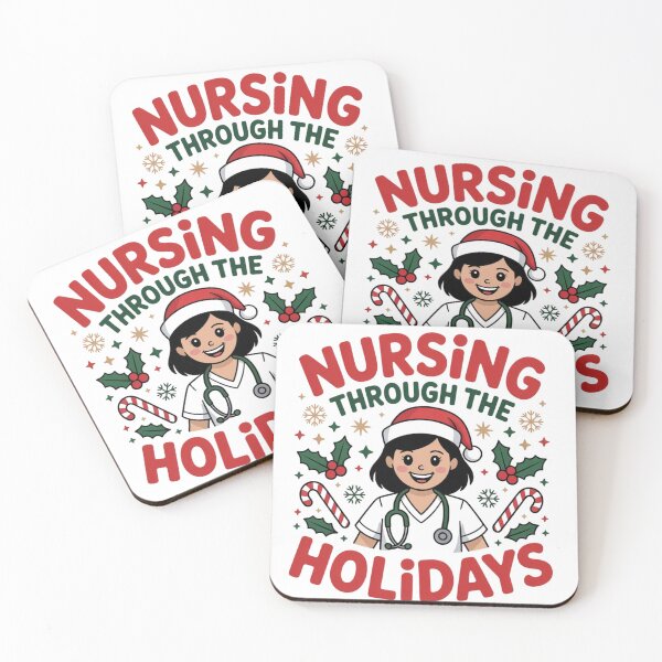 Item preview, Nursing Through The Holidays: Festive Healthcare Hero Design designed and sold by Designorado.