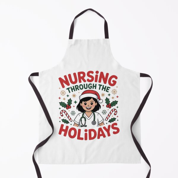 Item preview, Nursing Through The Holidays: Festive Healthcare Hero Design designed and sold by Designorado.