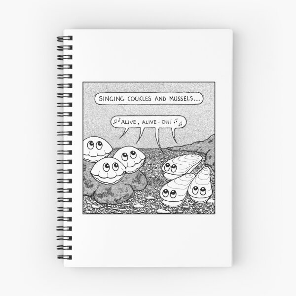 Item preview, Singing shellfish... designed and sold by Inklings cartoons.