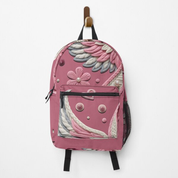 Item preview, Elegant Pink Ribbon with Angel Wings Embroidery  designed and sold by SaicoGN.