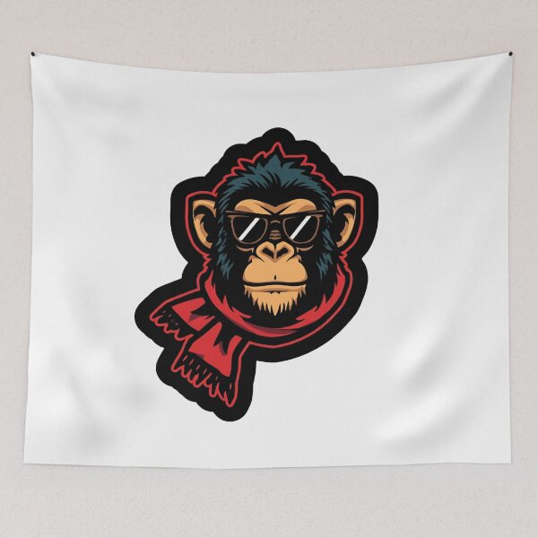 Item preview, Monkey with swagger designed and sold by FitEnvy.