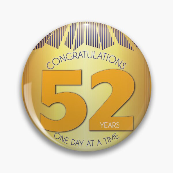 Item preview, 52 Year Golden Ray One Day At A Time Anniversary designed and sold by ApexDesigners.