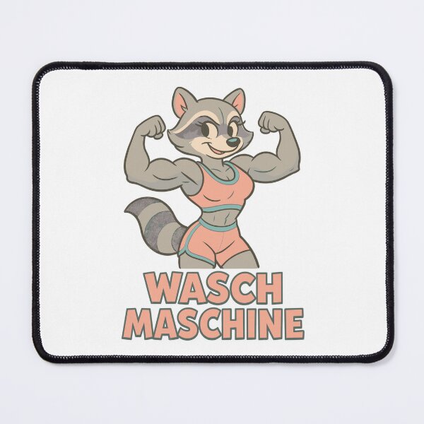 Item preview, Washing machine raccoon woman funny washing machine gym trained gift designed and sold by Pineapple-Tree.