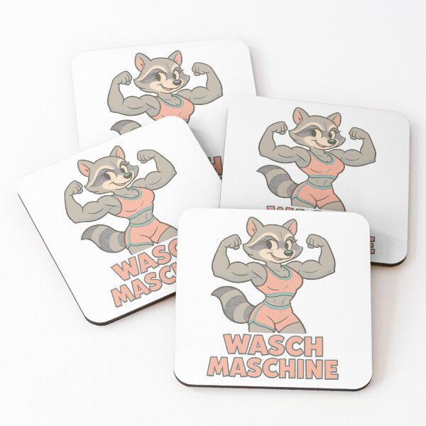Item preview, Washing machine raccoon woman funny washing machine gym trained gift designed and sold by Pineapple-Tree.