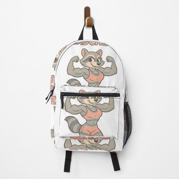 Item preview, Washing machine raccoon woman funny washing machine gym trained gift designed and sold by Pineapple-Tree.