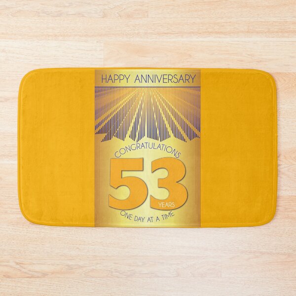 Item preview, 53 Year Golden Ray One Day At A Time Anniversary designed and sold by ApexDesigners.