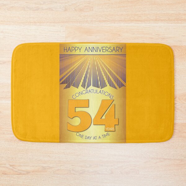 Item preview, 54 Year Golden Ray One Day At A Time Anniversary designed and sold by ApexDesigners.