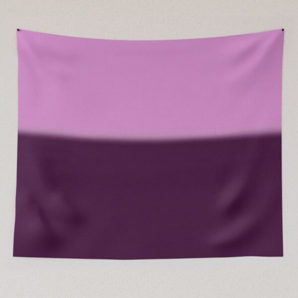 Item preview, Vibrant Lilac and Deep Plum Color Block Contrast designed and sold by pluielegere.