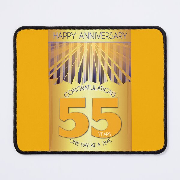 Item preview, 55 Year Golden Ray One Day At A Time Anniversary designed and sold by ApexDesigners.